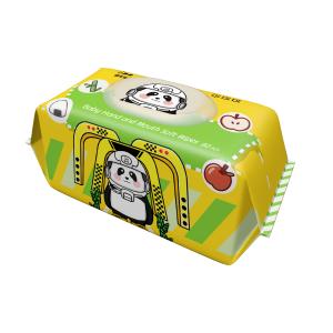 Grandpa Tan, 80 pieces of yellow astronaut, 8 packs of regular color box baby wipes